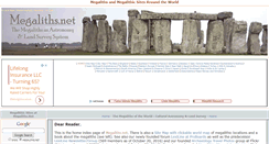 Desktop Screenshot of megaliths.net